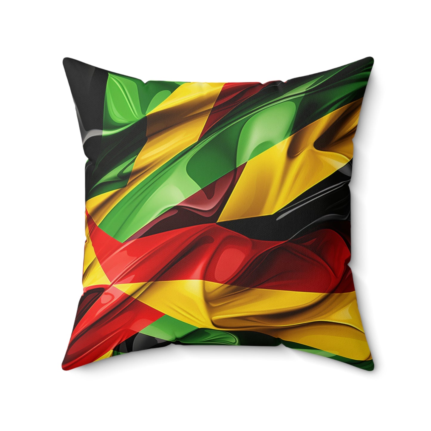 Spun Polyester Square Pillow - Colours Of Zion