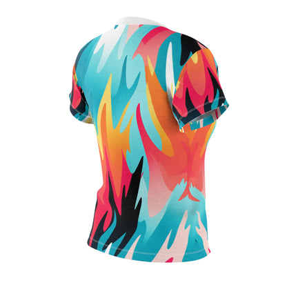 Women's Cut & Sew Tee - Hope Flame Design