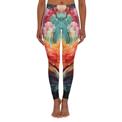 Women's Spandex Leggings - Hope Clouds Design