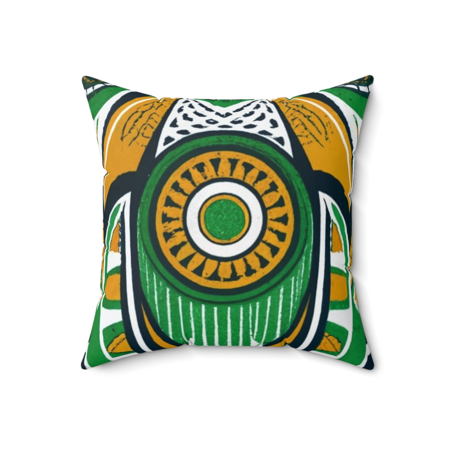 Spun Polyester Square Pillow - Sankofa Dreamscape Design