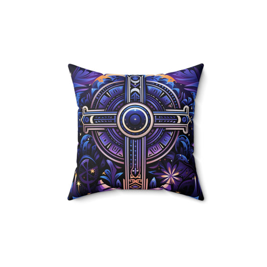 Spun Polyester Square Pillow - Redeemed Design