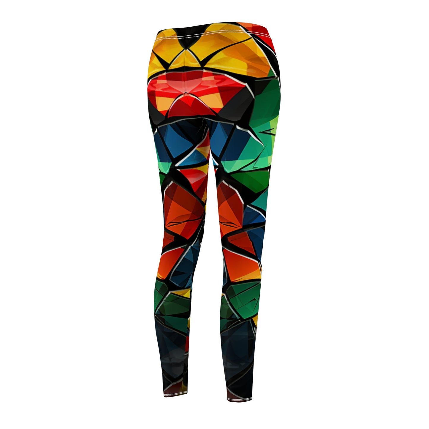 Women's Cut & Sew Casual Leggings - Roots of Faith Design