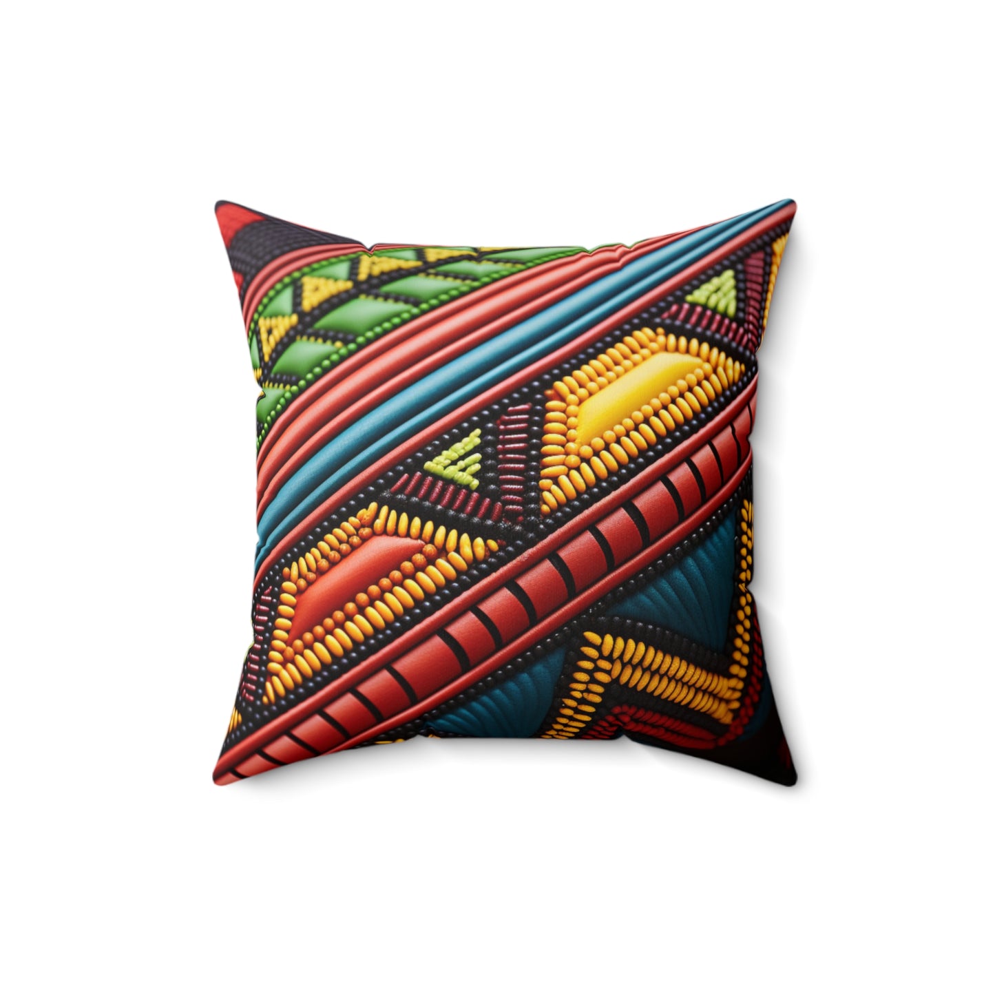 Spun Polyester Square Pillow - Nkazana Design