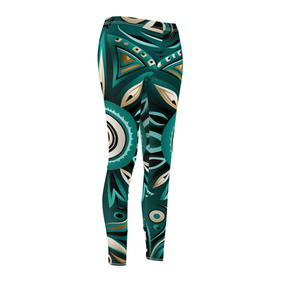 Women's Cut & Sew Casual Leggings - Flourishing Spirit Design