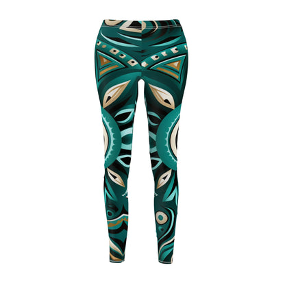 Women's Cut & Sew Casual Leggings - Flourishing Spirit Design