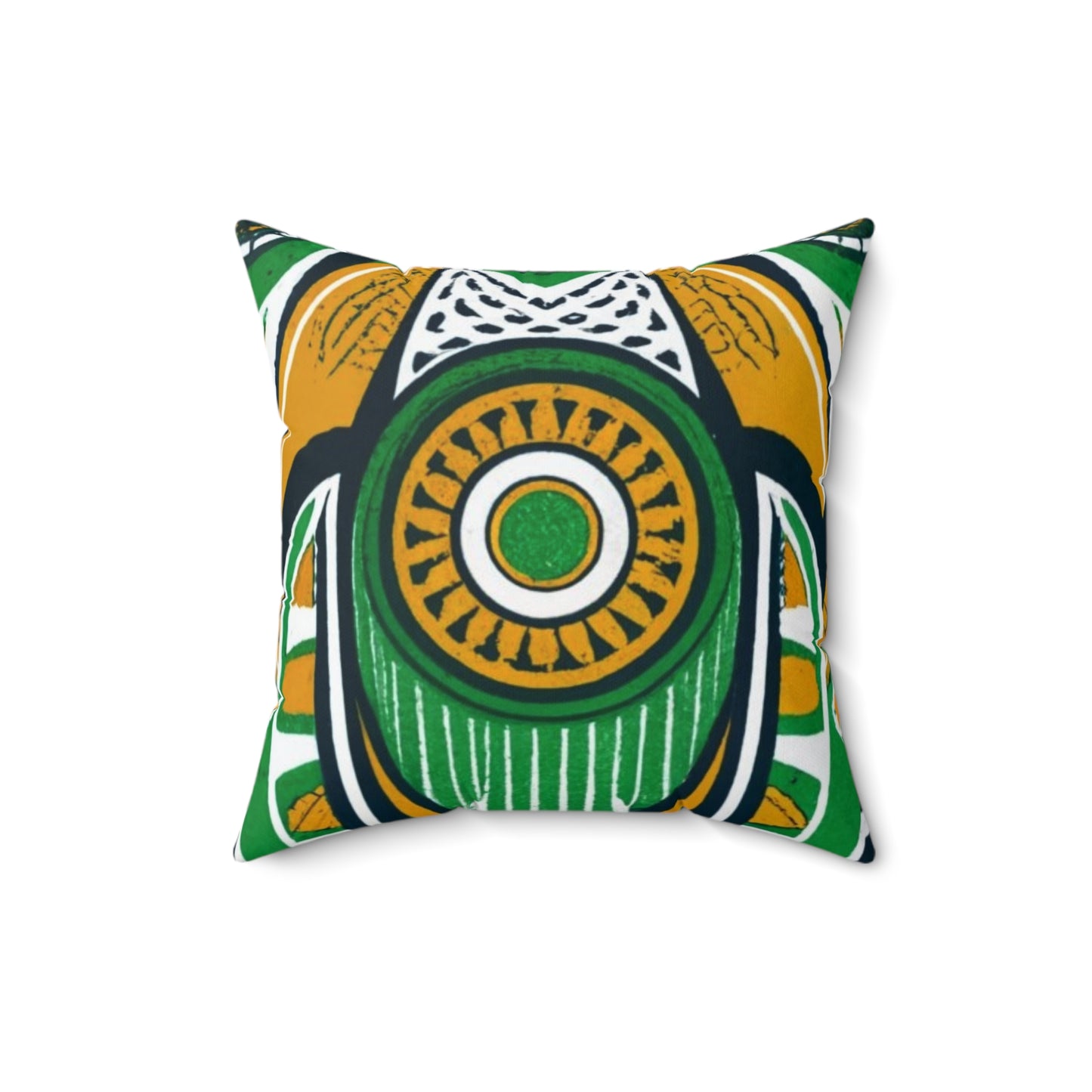 Spun Polyester Square Pillow - Sankofa Dreamscape Design