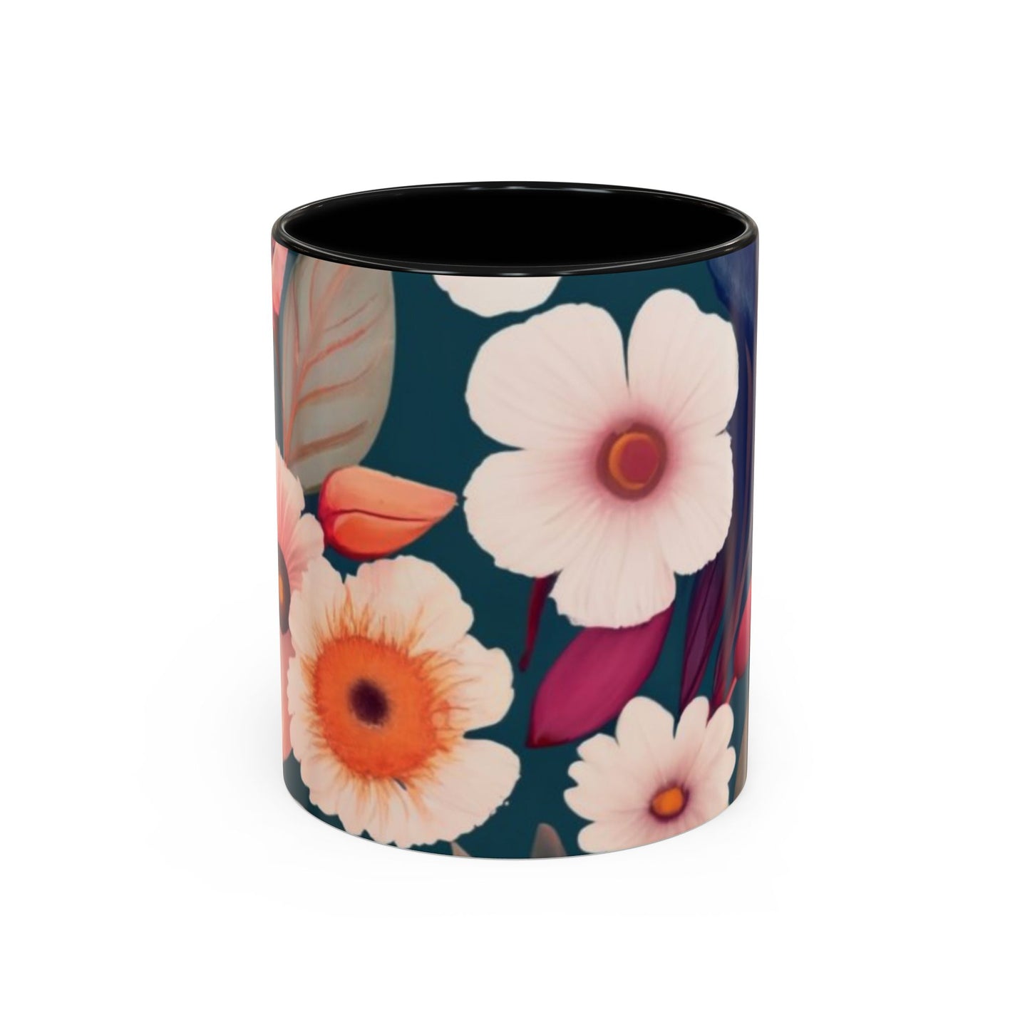 Accent Coffee Mug, 11oz - Hope flowers