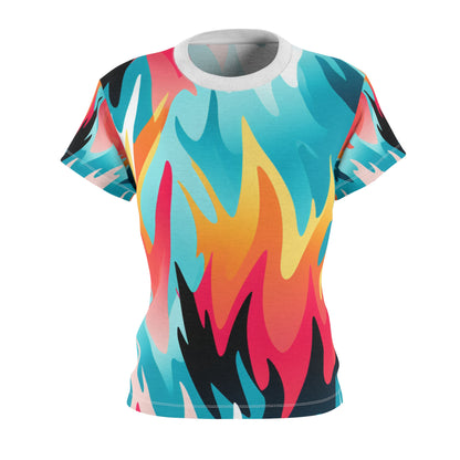 Women's Cut & Sew Tee - Hope Flame Design