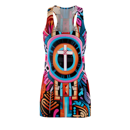 Women's Cut & Sew Racerback Dress (AOP) - Sema Neema Design