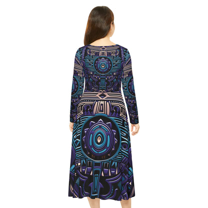 Women's Long Sleeve Dance Dress - Radiant Truth Design