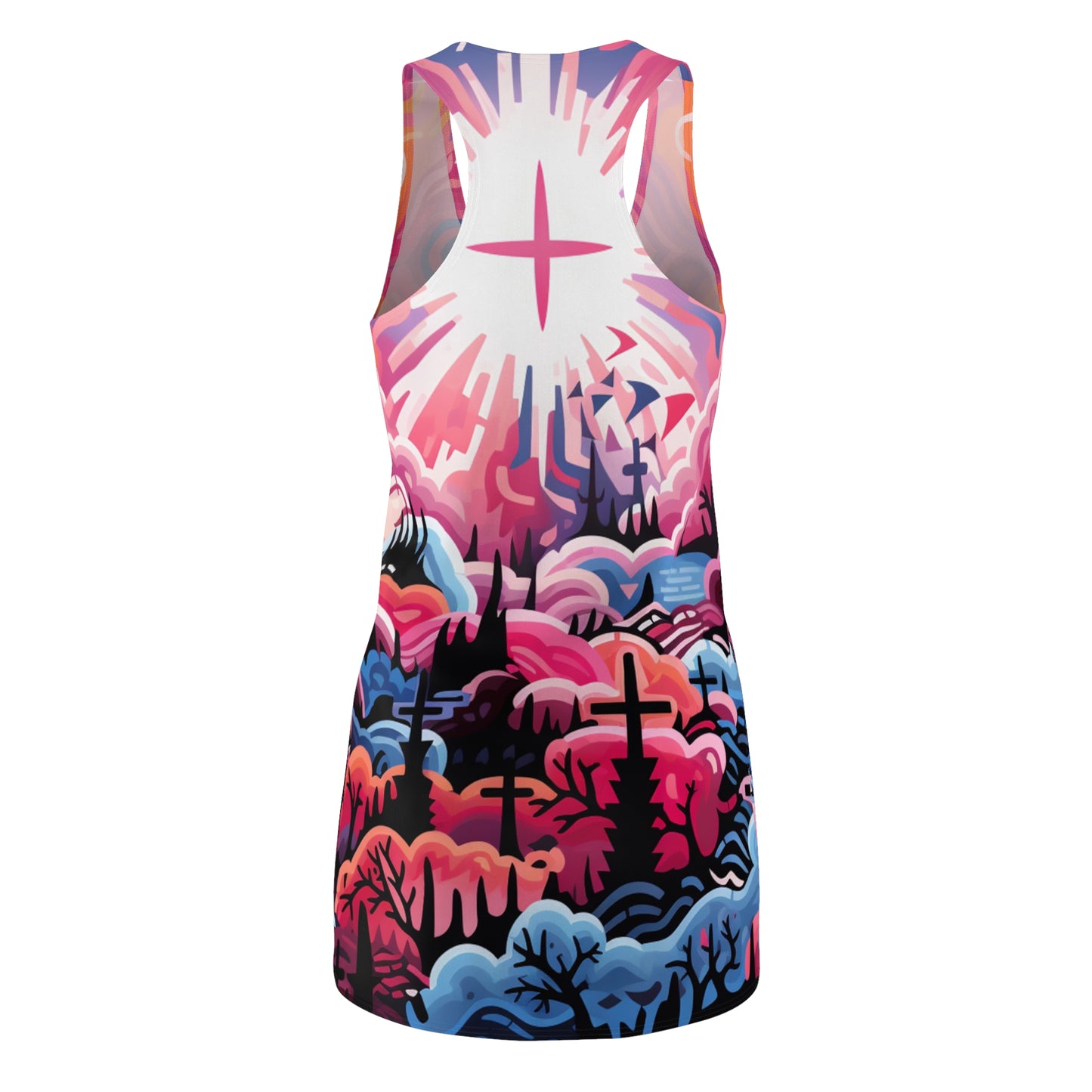 Women's Cut & Sew Racerback Dress (AOP) - Hopeful Design