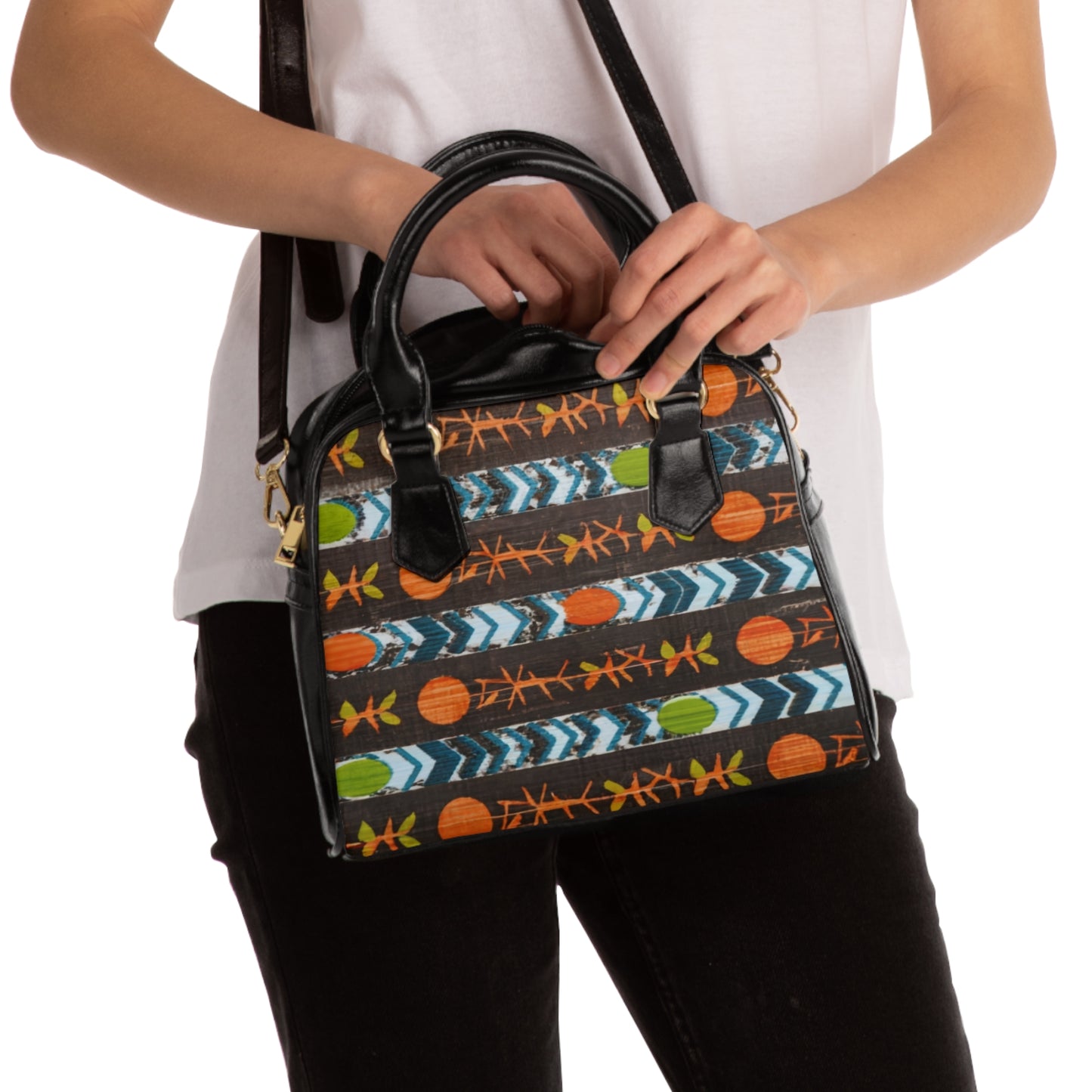 Shoulder Handbag - Harvest Blessings Design