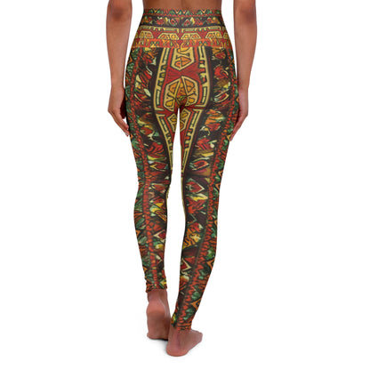 High Waisted Leggings - Mosaic Grace Design