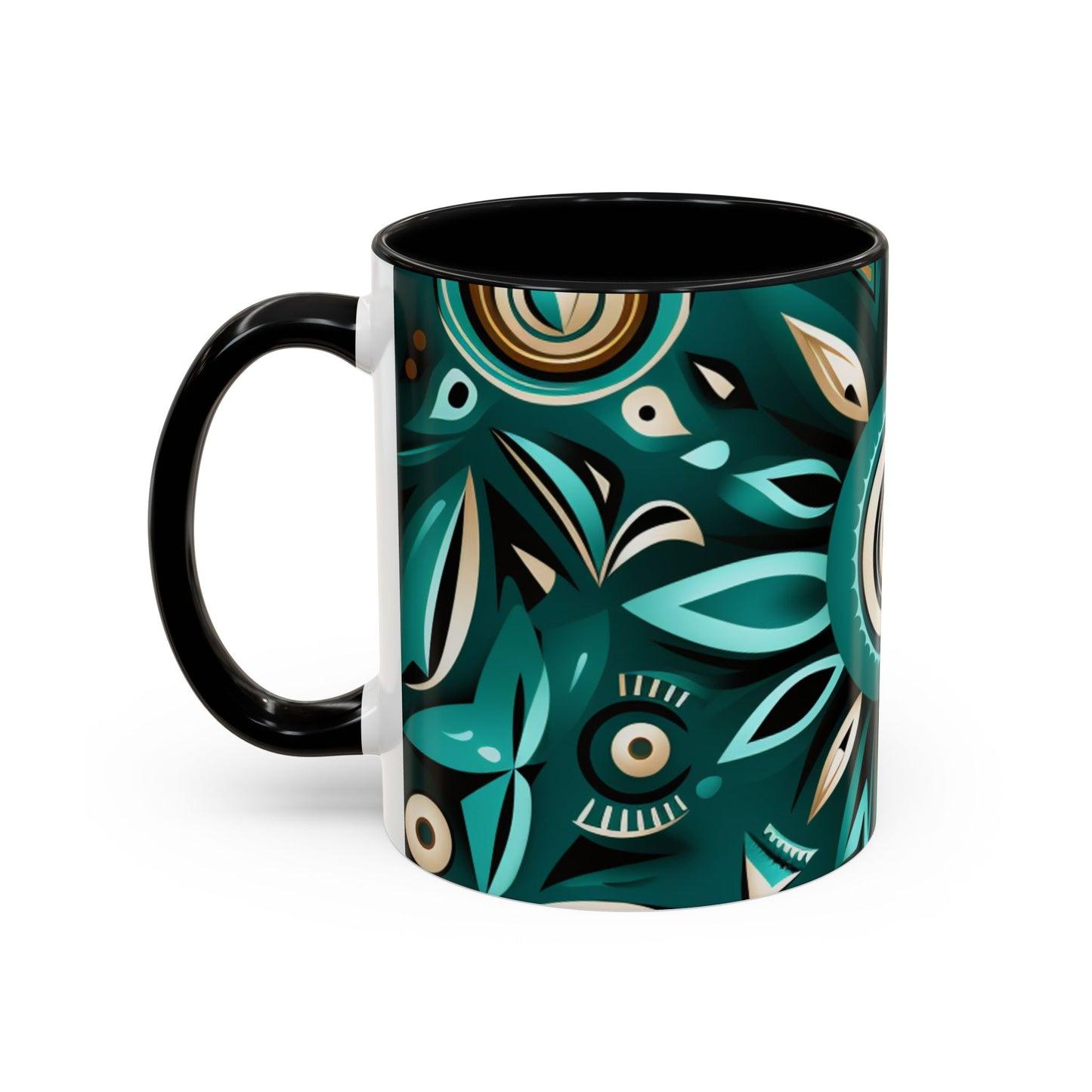 Accent Coffee Mug, 11oz - Flourishing Spirit Design