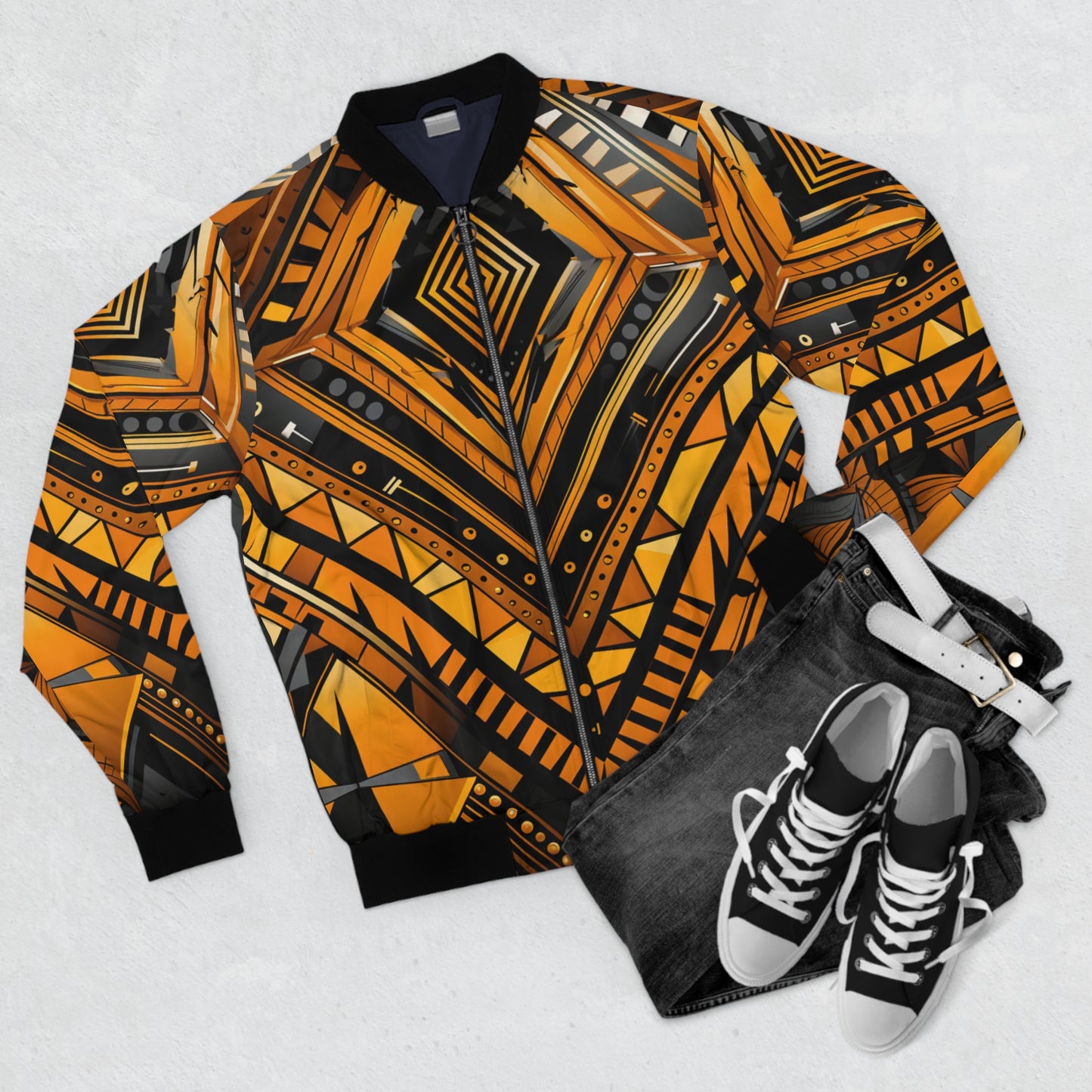 Men's Bomber Jacket (AOP) - Luz Design
