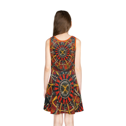 Sleeveless Sundress - "Sunburst of Hope Design - Malachi 4:2