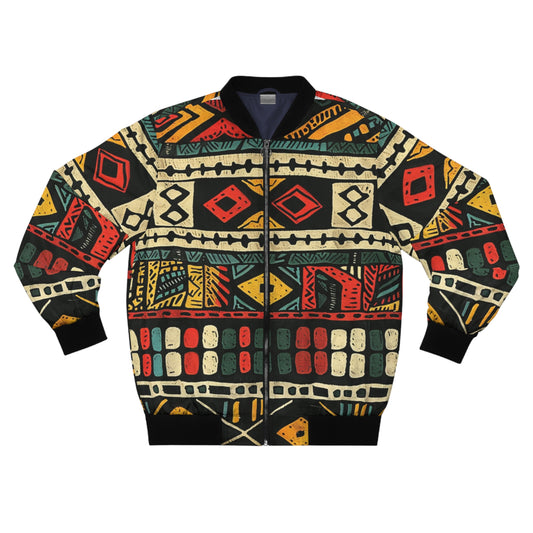 Men's Bomber Jacket - Tribal Legacy Design