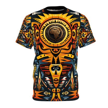 Unisex Cut & Sew Tee (AOP) - Tribal Fusion Design