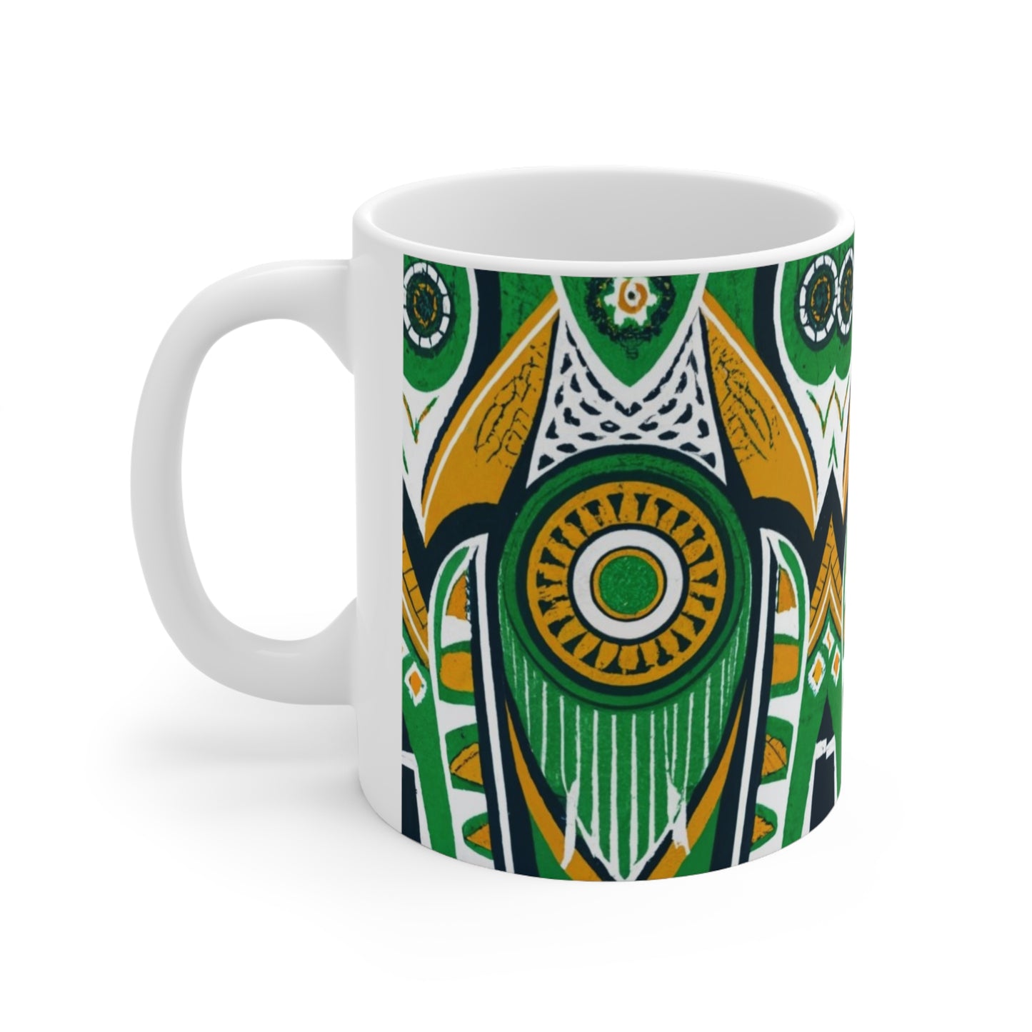 Ceramic Mug 11oz - Sankofa Dreamscape Design