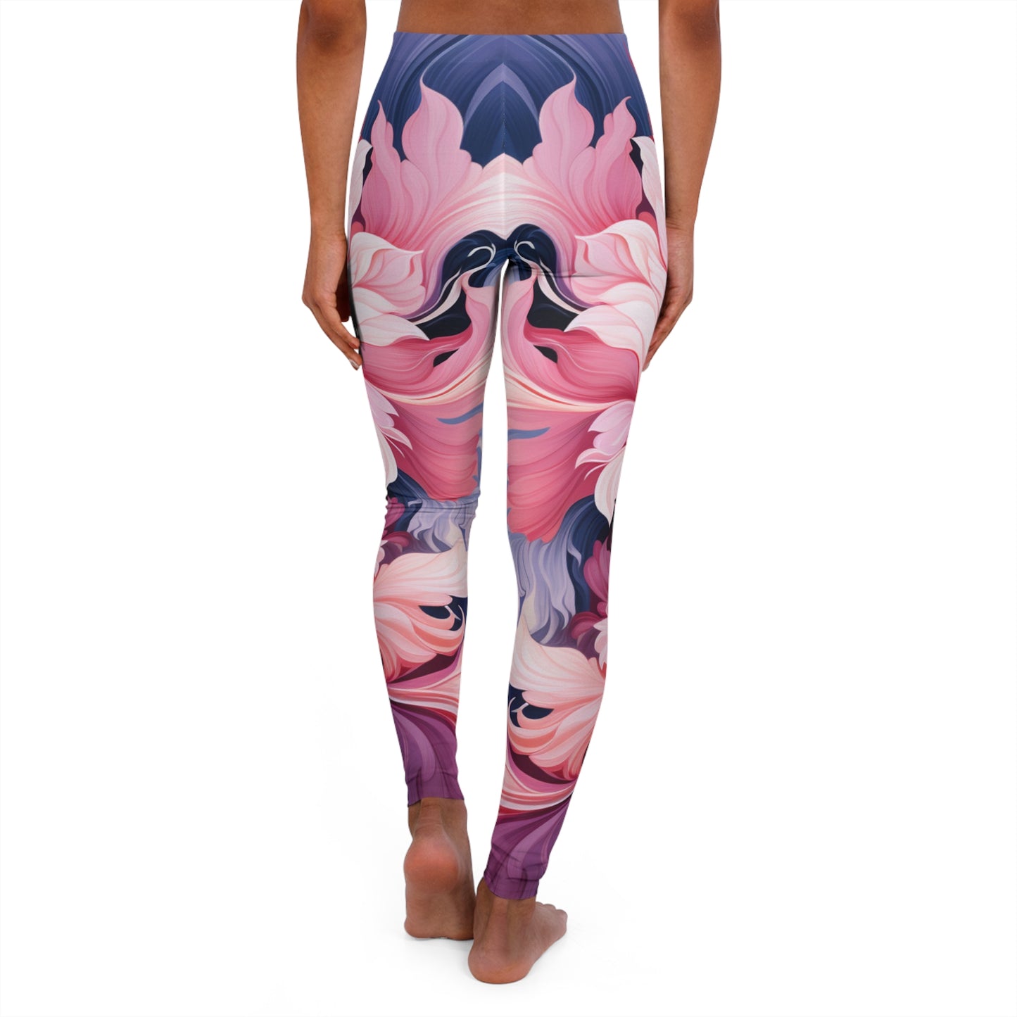 Women's Spandex Leggings - Hope waves Design