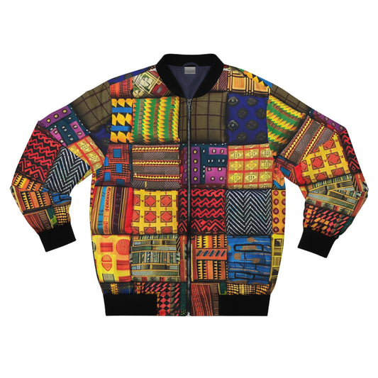 Men's Bomber Jacket - Unity in Colors Design