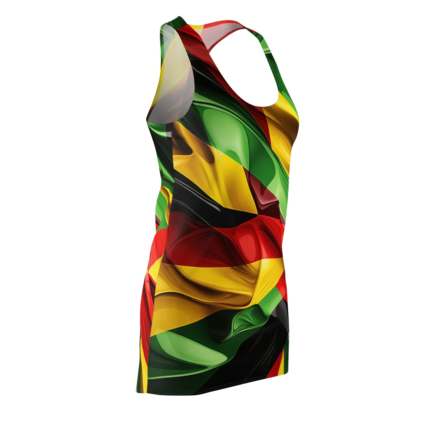 Women's Cut & Sew Racerback Dress (AOP) - Colours Of Zion