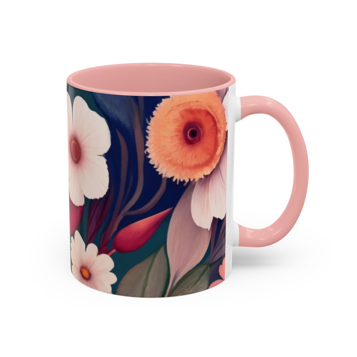 Accent Coffee Mug, 11oz - Hope flowers