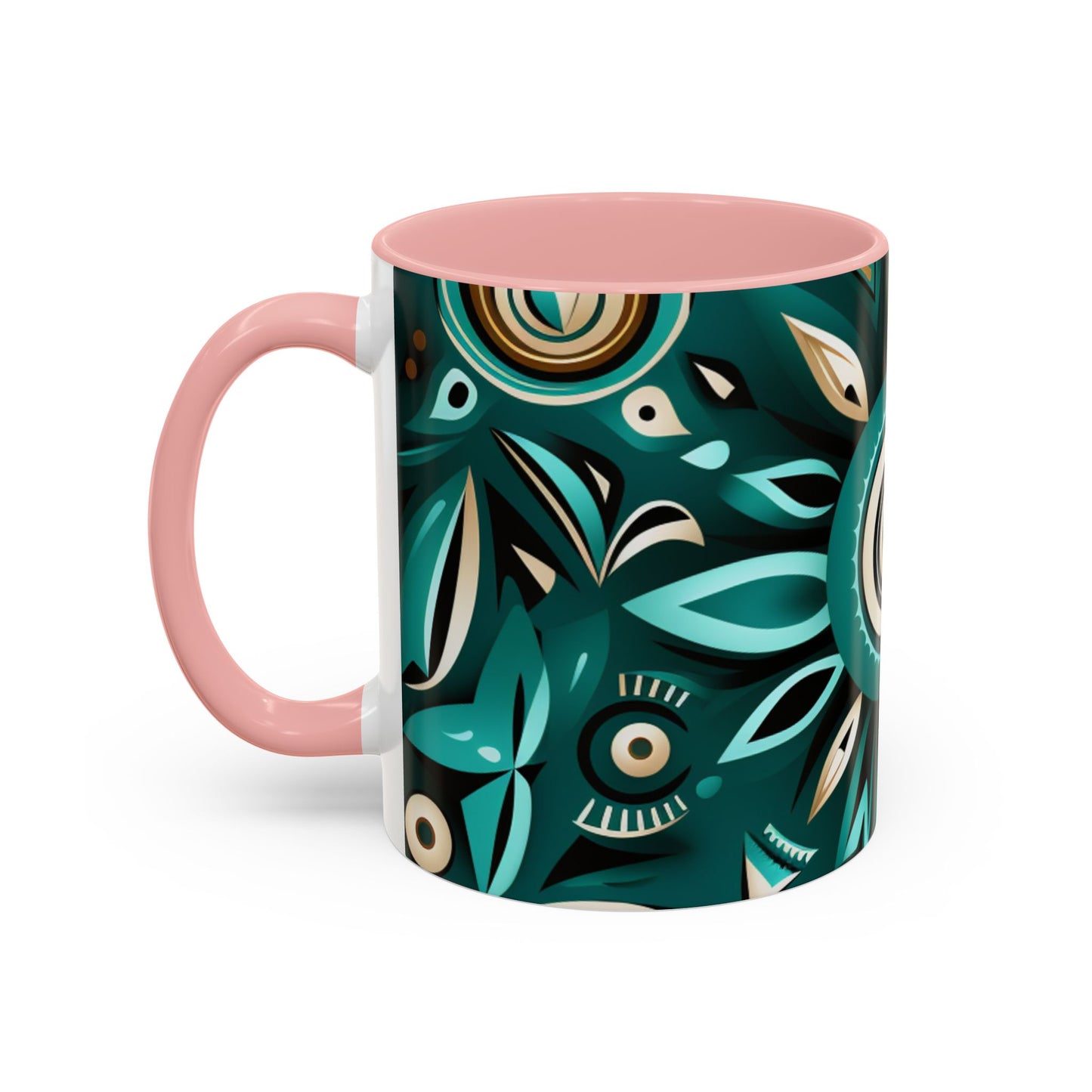 Accent Coffee Mug, 11oz - Flourishing Spirit Design