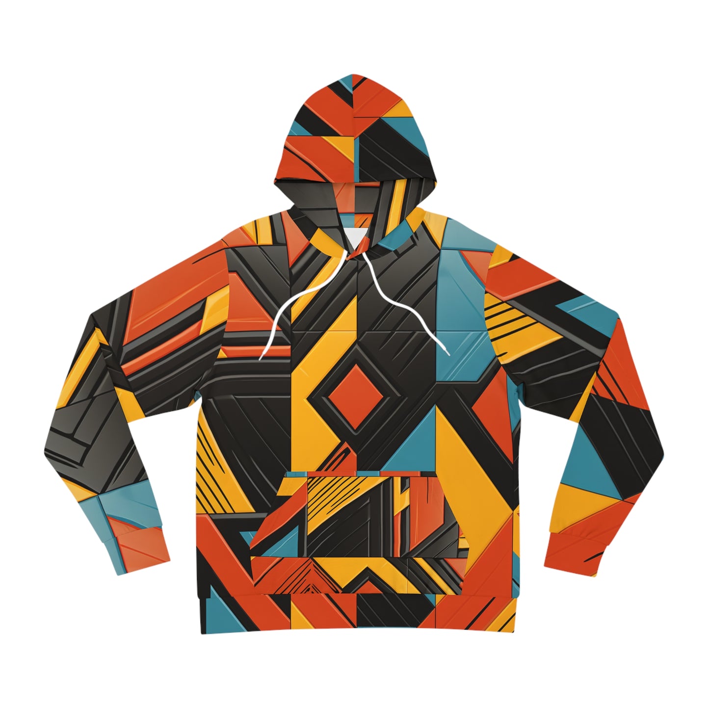 Fashion Hoodie - African Mosaic Design