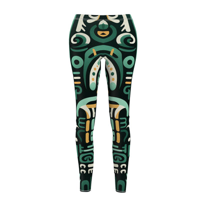 Women's Cut & Sew Casual Leggings - African Encounter