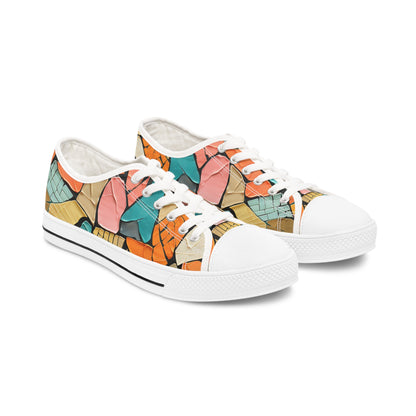 Women's Low Top Sneakers - Colours Of Heaven Design