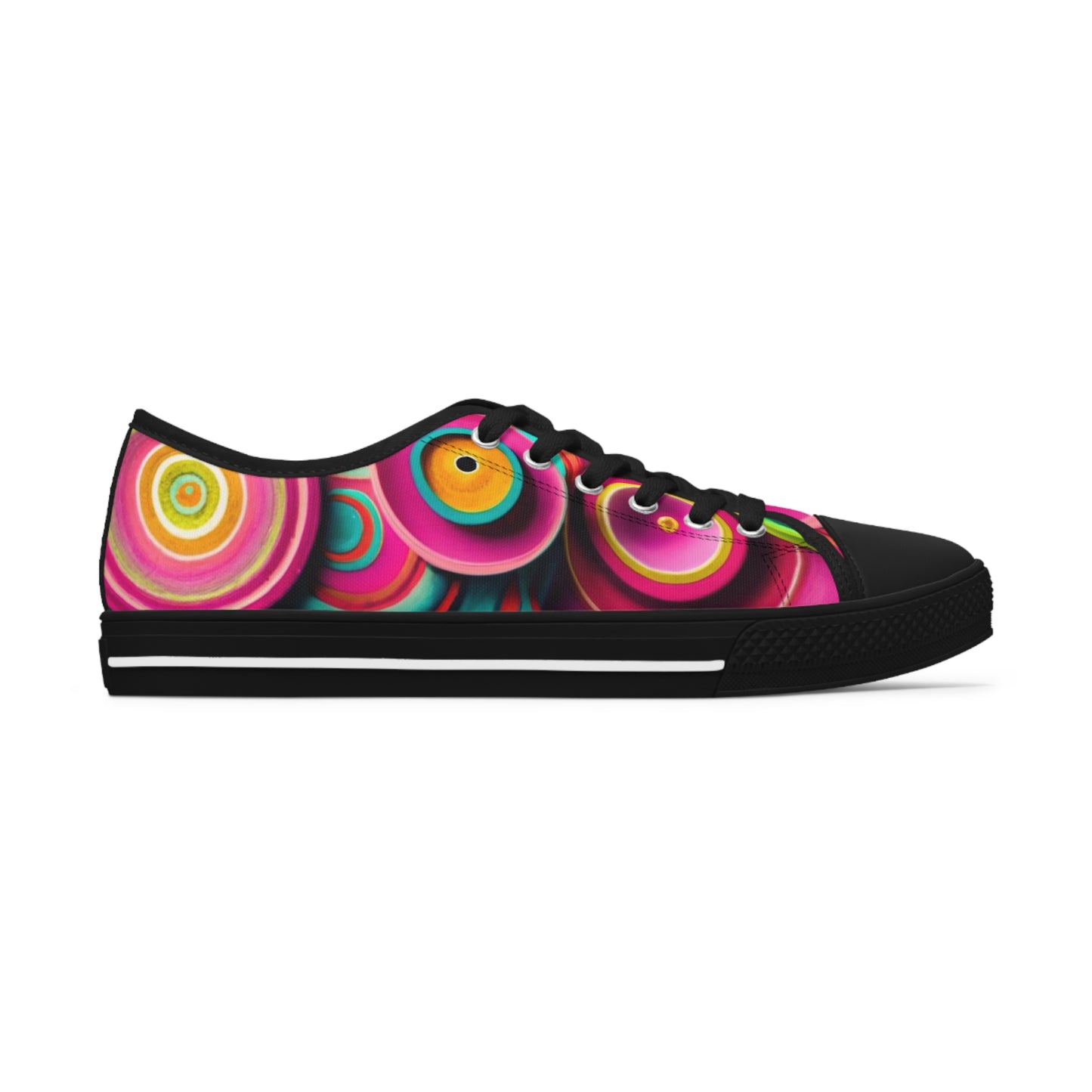 Women's Low Top Sneakers - Crown of Life Design