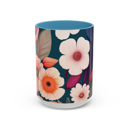 Accent Coffee Mug, 11oz - Hope flowers