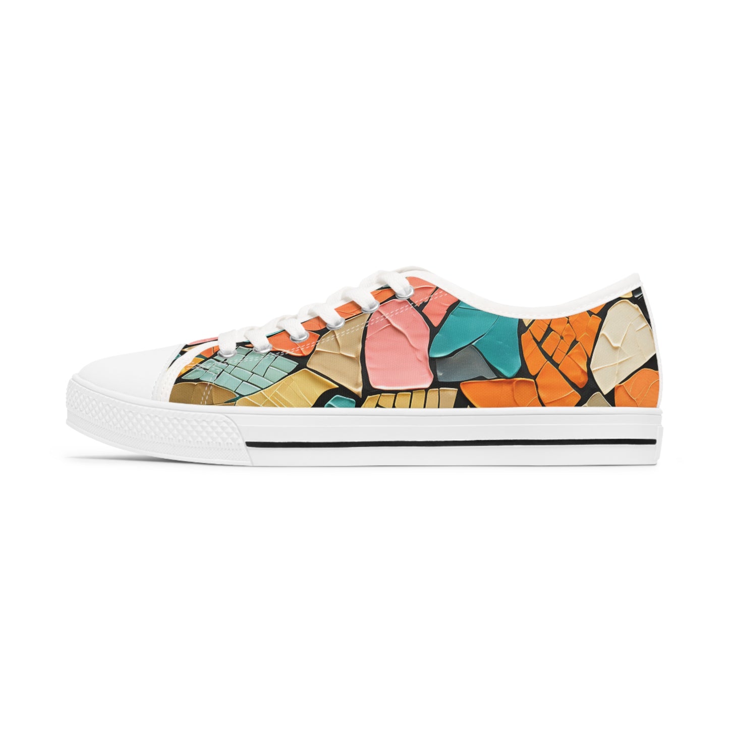 Women's Low Top Sneakers - Colours Of Heaven Design