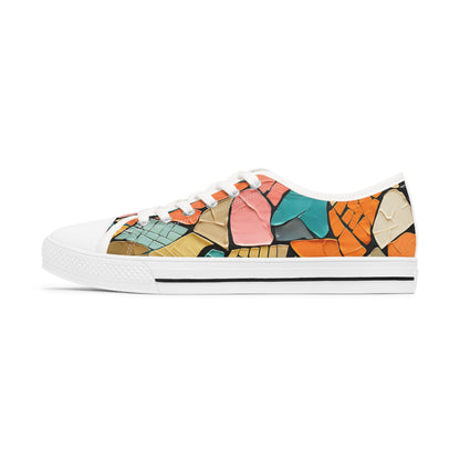 Women's Low Top Sneakers - Colours Of Heaven Design