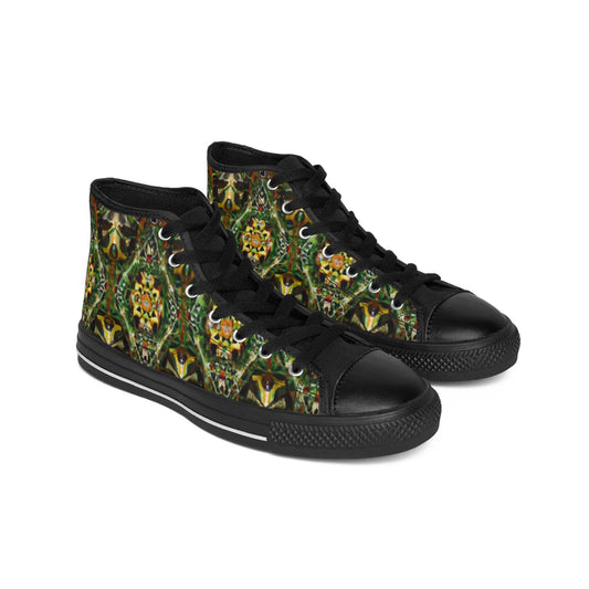 Men's Classic Sneakers - Nigerian Mosaic Design