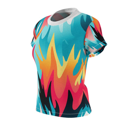 Women's Cut & Sew Tee - Hope Flame Design