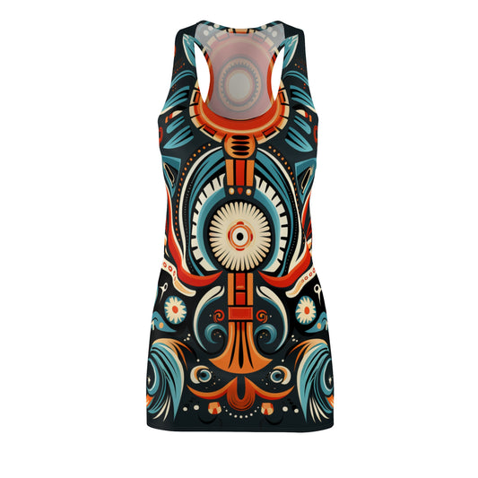 Women's Cut & Sew Racerback Dress - Azizi Design