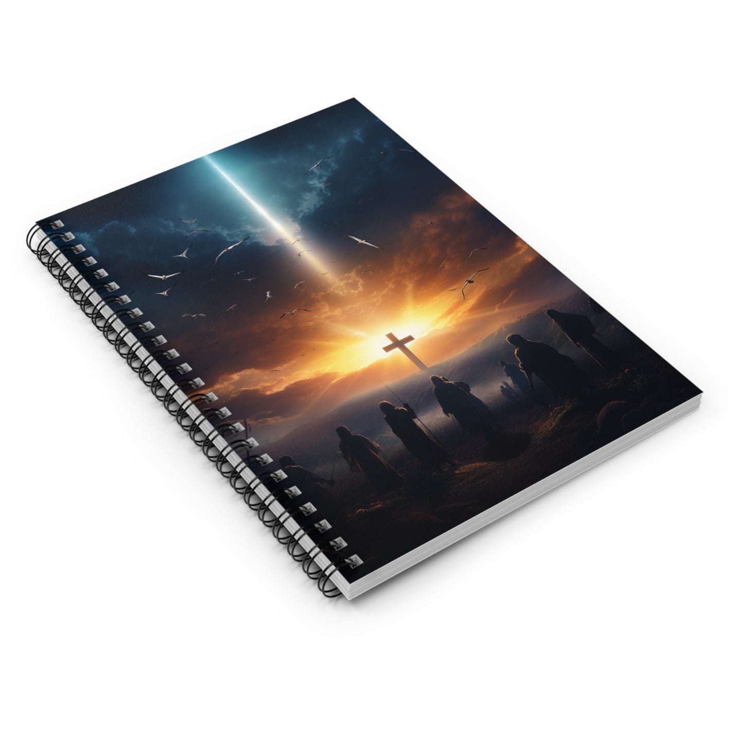 Spiral Notebook - Ruled Line - His Return Design