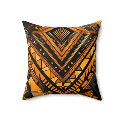 Spun Polyester Square Pillow - Luz, Design - Angola