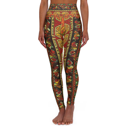 High Waisted Leggings - Mosaic Grace Design