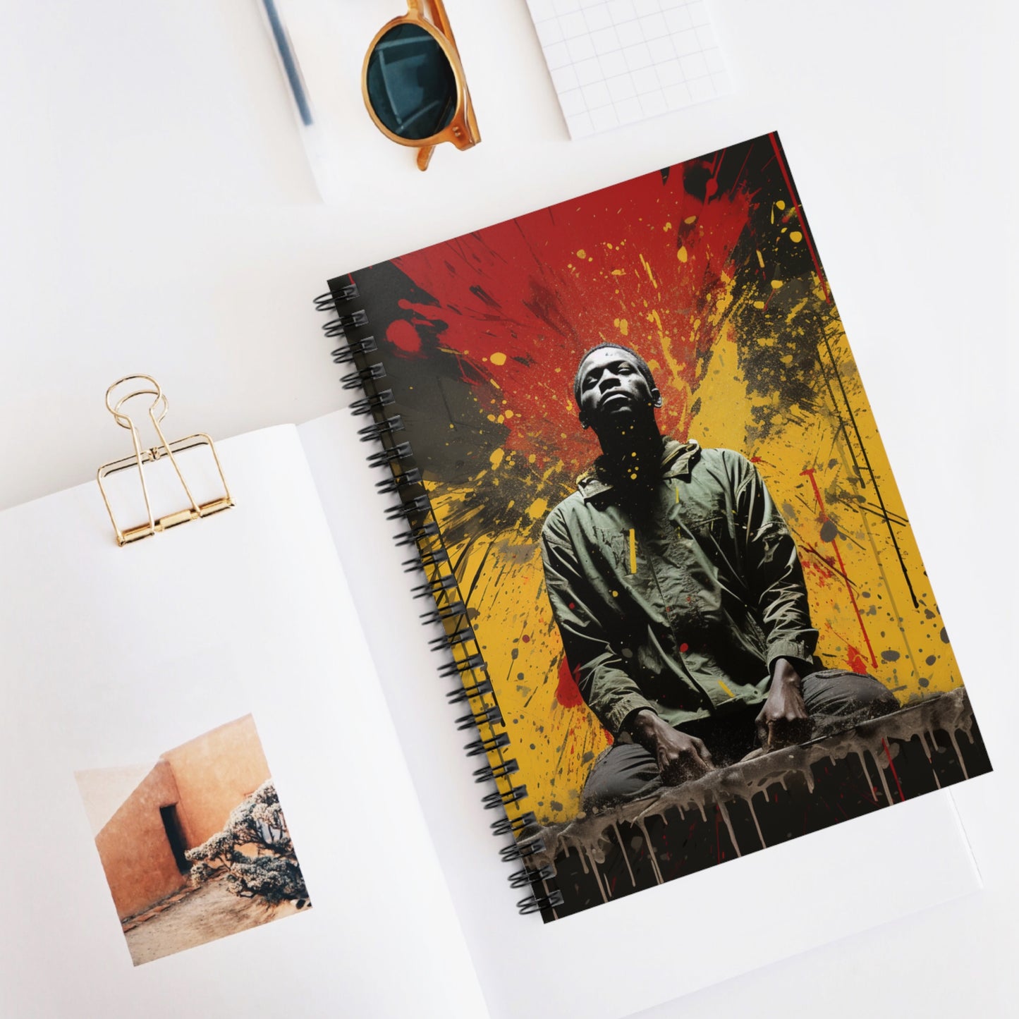 Spiral Notebook - Ruled Line - Prayer For Africa