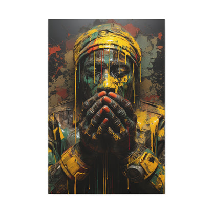 Canvas Gallery Wraps - Praying Warrior Design