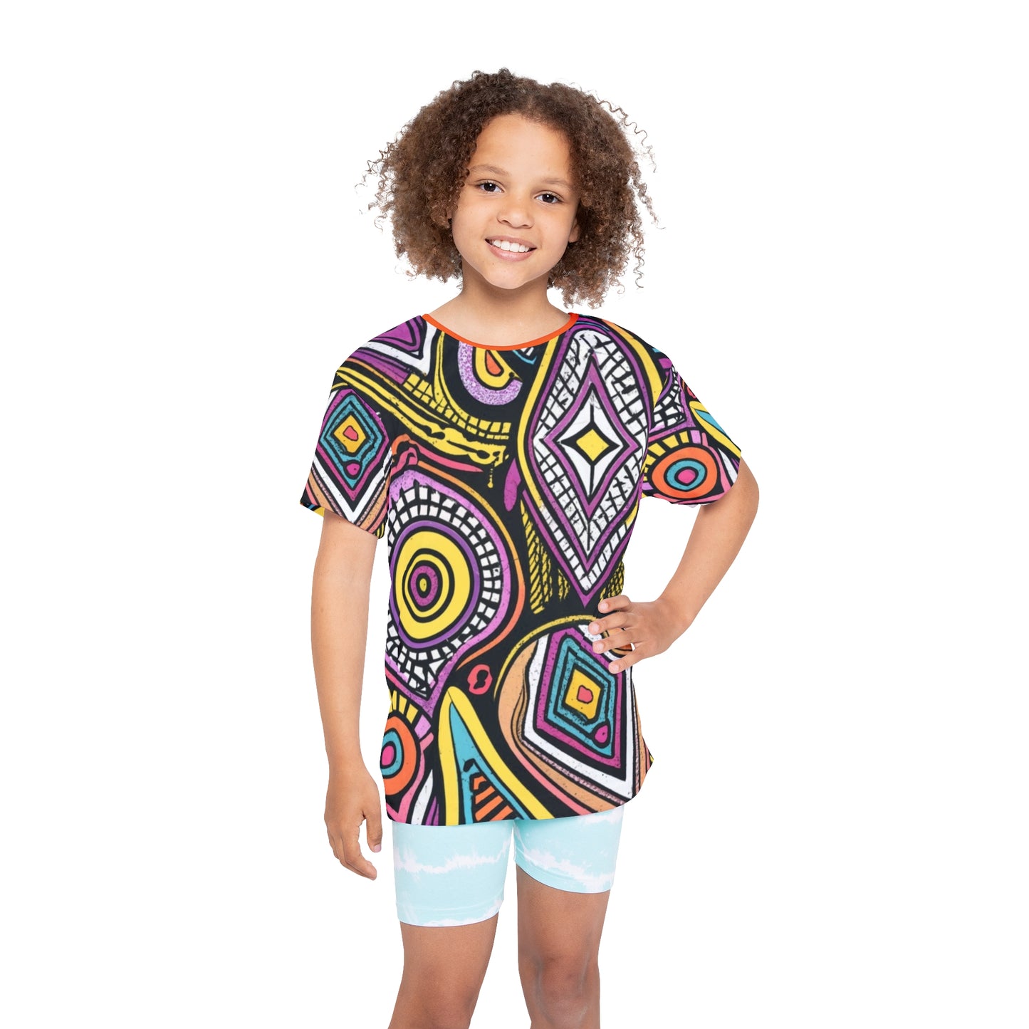 Kids Sports Jersey (AOP) - Jelani Design - Kenya