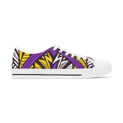 Women's Low Top Sneakers - Crown of Life Design