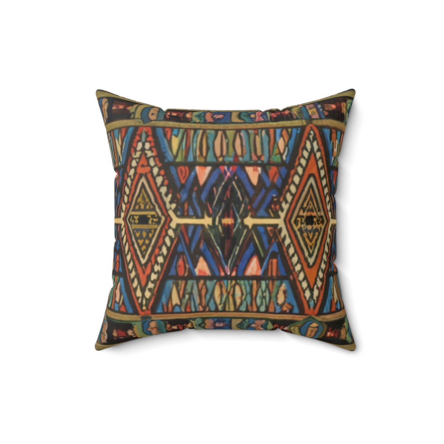 Spun Polyester Square Pillow - Radiance of Creation Design