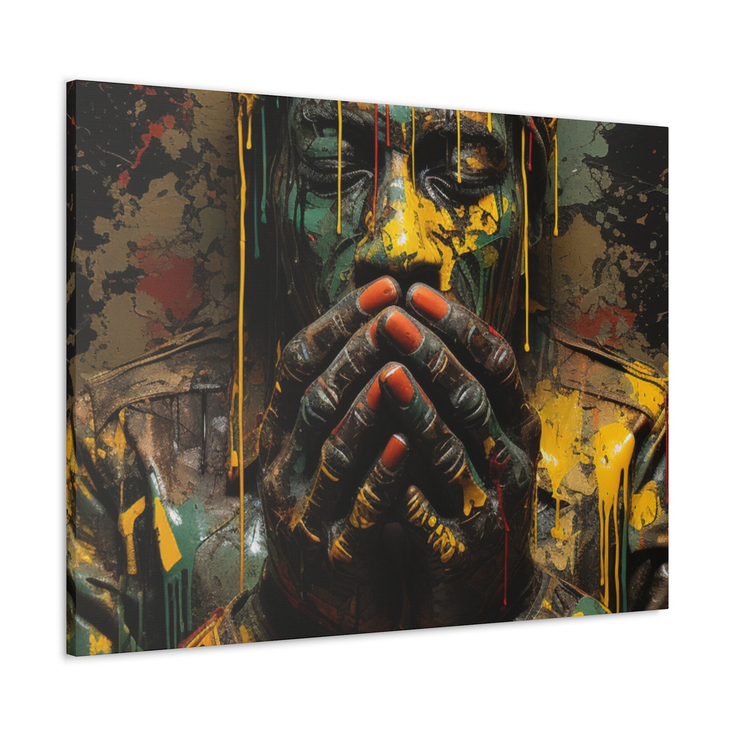 Canvas Gallery Wraps - Praying Warrior Design