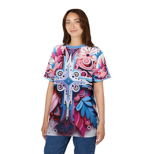 Unisex Cut & Sew Tee (AOP) - Hope Cross