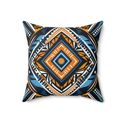 Spun Polyester Square Pillow - Bukhosi Design
