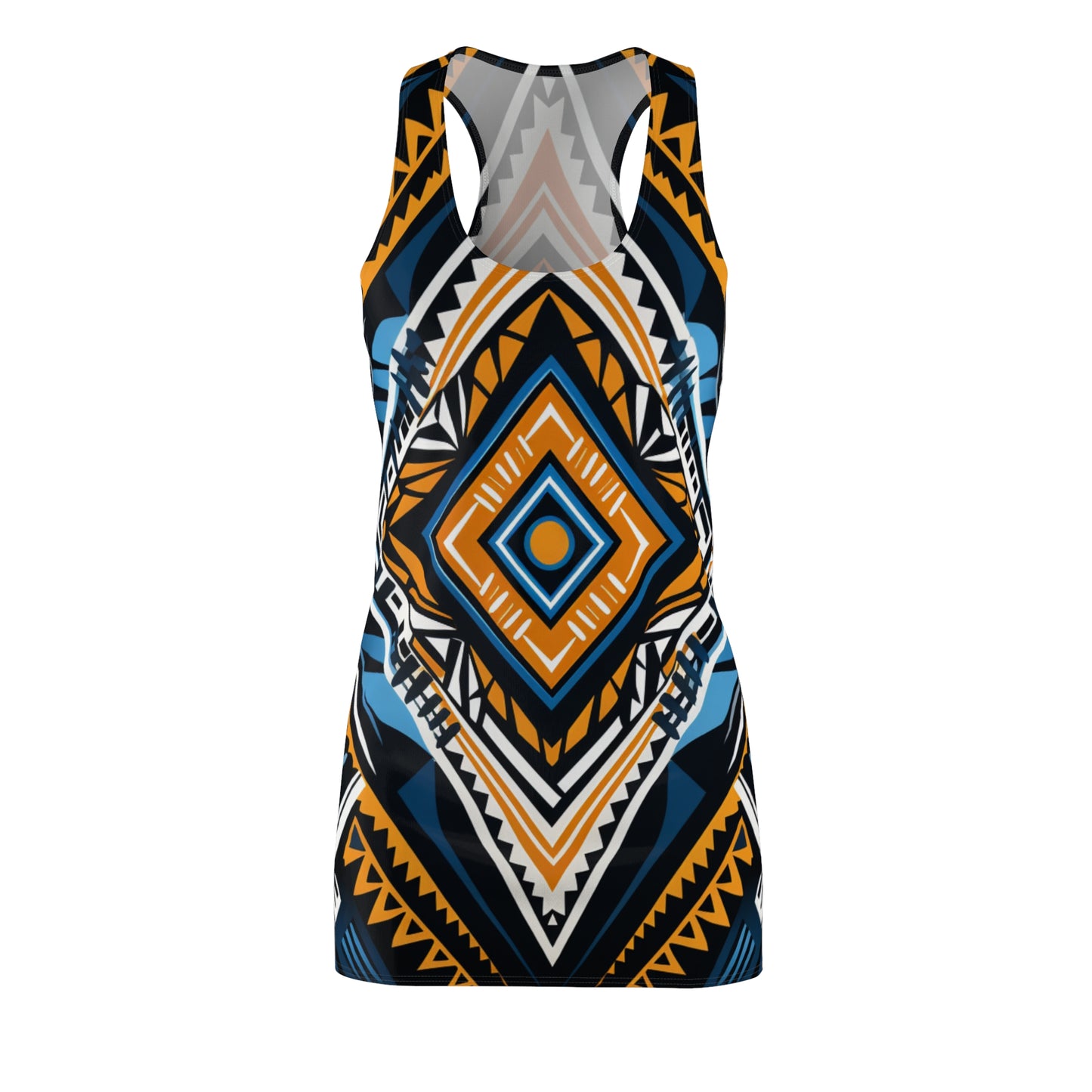 Women's Cut & Sew Racerback Dress (AOP) - Bukhosi Design